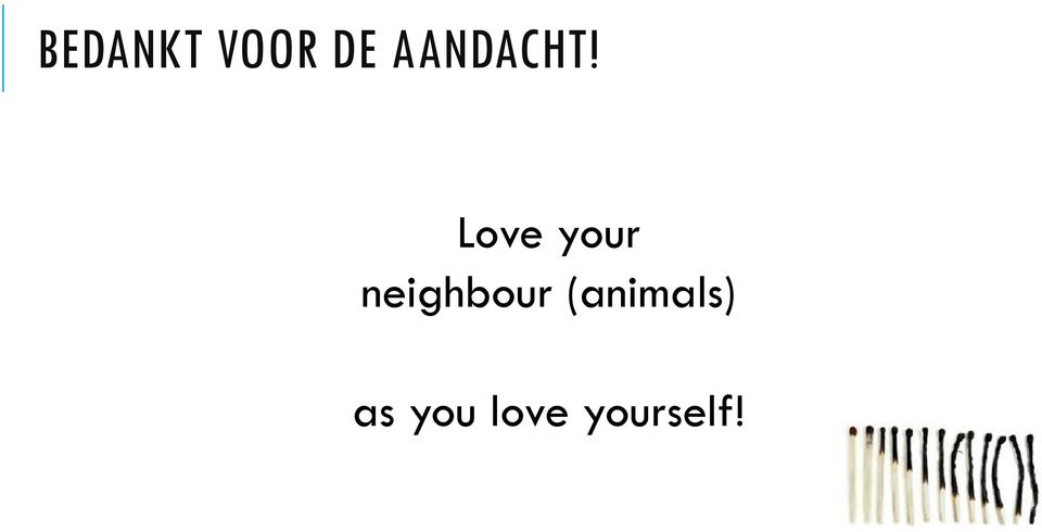 Love your neighbour