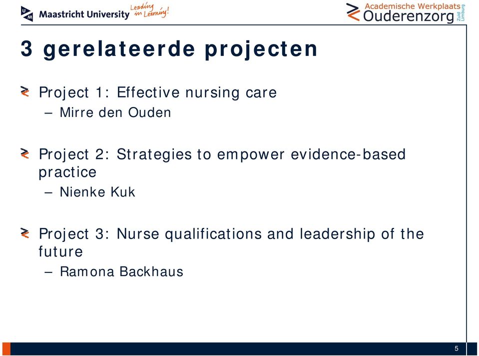 evidence-based practice Nienke Kuk Project 3: Nurse