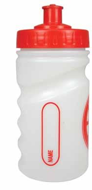 Drinkfles Grip - 300 ml Beschikbare kleur: transparant wit Hoogte: 155 mm Gewicht: 47 gr Opdrukafmetingen: 85 x 50 mm Bidon Grip - 300 ml Couleur disponible : blanc