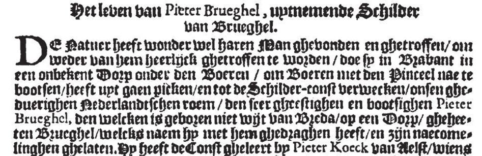 Verslag van de lezing op 19 september 2018 over De geboorteplaats van Pieter Brueghel de Oude Alhoewel nooit vastgesteld of bewezen gaan wij er toch van uit dat Pieter Brueghel rond 1525 in ons eigen