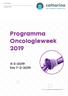 Programma Oncologieweek 2019