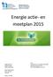 Energie actie- en meetplan 2015