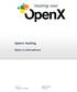 OpenX Hosting. Opties en Alternatieven