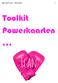 @ Creatief Succes! Talent toolkit 1. Toolkit Powerkaarten...