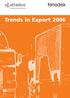 Trends in Export 2006