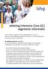 afdeling Intensive Care (IC) algemene informatie