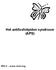 Het antifosfolipiden syndroom (APS)