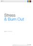 Stress & Burn Out. ubeon Academy