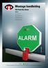 GfS Push Bar Alarm. Algemene omschrijving...p. 2. Opbouw GfS Push Bar Alarm...p. 3. Installatie GfS Push Bar Alarm...p. 4
