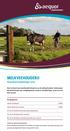 Melkveehouderij. Brancheontwikkelingen 2013. Kerngegevens