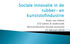 Arjen van Halem STZ advies & onderzoek Miniconferentie Sociale Innovatie 25 februari 2010