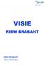 visiedocument 2016 VISIE RIBW BRABANT