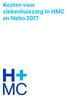 Kosten voor ziekenhuiszorg in HMC en Nebo 2017