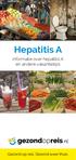 Hepatitis A. informatie over hepatitis A en andere vakantietips. Gezond op reis. Gezond weer thuis.