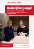 Basiscijfers Jeugd. december informatie over de arbeidsmarkt, het onderwijs en stages en leerbanen in de regio Zeeland