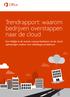 Trendrapport: waarom bedrijven overstappen naar de cloud