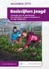 Basiscijfers Jeugd. november informatie over de arbeidsmarkt, het onderwijs en stages en leerbanen in de regio Haaglanden