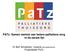 PATz: Samen werken aan betere palliatieve zorg in de eerste lijn. Dr Bart Schweitzer, huisarts niet praktizerend, Projectleider PaTz