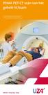 PSMA PET-CT scan van het gehele lichaam. Informatiebrochure patiënten