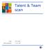 Talent & Team scan. Naam. Dhr A. Demo. Datum assessment