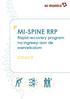 MI-SPINE RRP. Rapid recovery program na ingreep aan de wervelkolom COACH