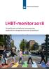 LHBT-monitor De leefsituatie van lesbische, homoseksuele, biseksuele en transgender personen in Nederland