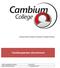 Stichting Cambium College voor Openbaar Voortgezet Onderwijs. Toelatingseisen doorstroom