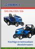 SXG 216 /323 /326. Krachtige en betrouwbare dieselzitmaaiers