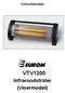 VTV1200 Infraroodstraler (vloermodel)
