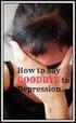 ACT as guided self-help for depression