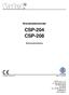 Brandmeldcentrale CSP-204 CSP-208 Bedieningshandleiding
