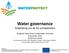 Water governance Vergelijking van de EU actiegebieden